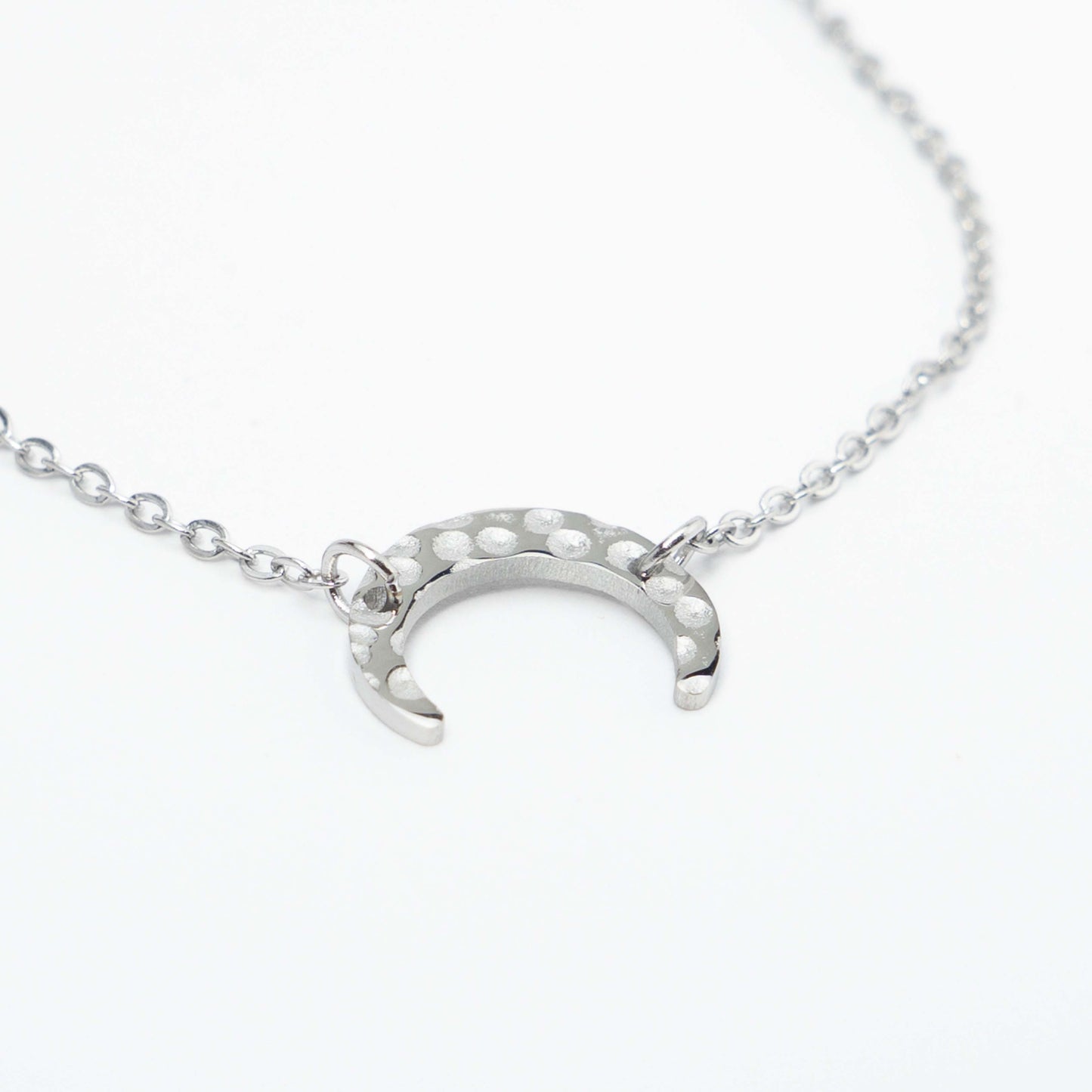 Crescent Silver Bracelet