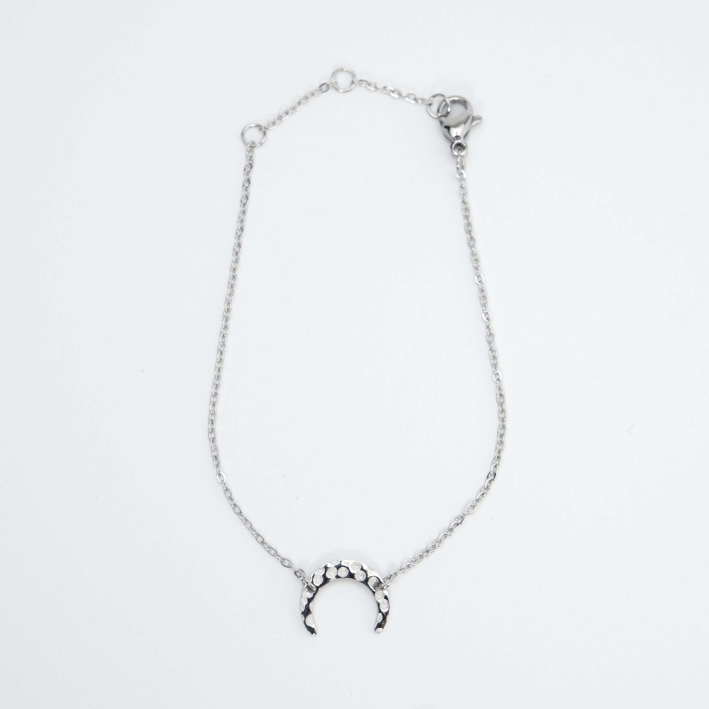 Crescent Silver Bracelet