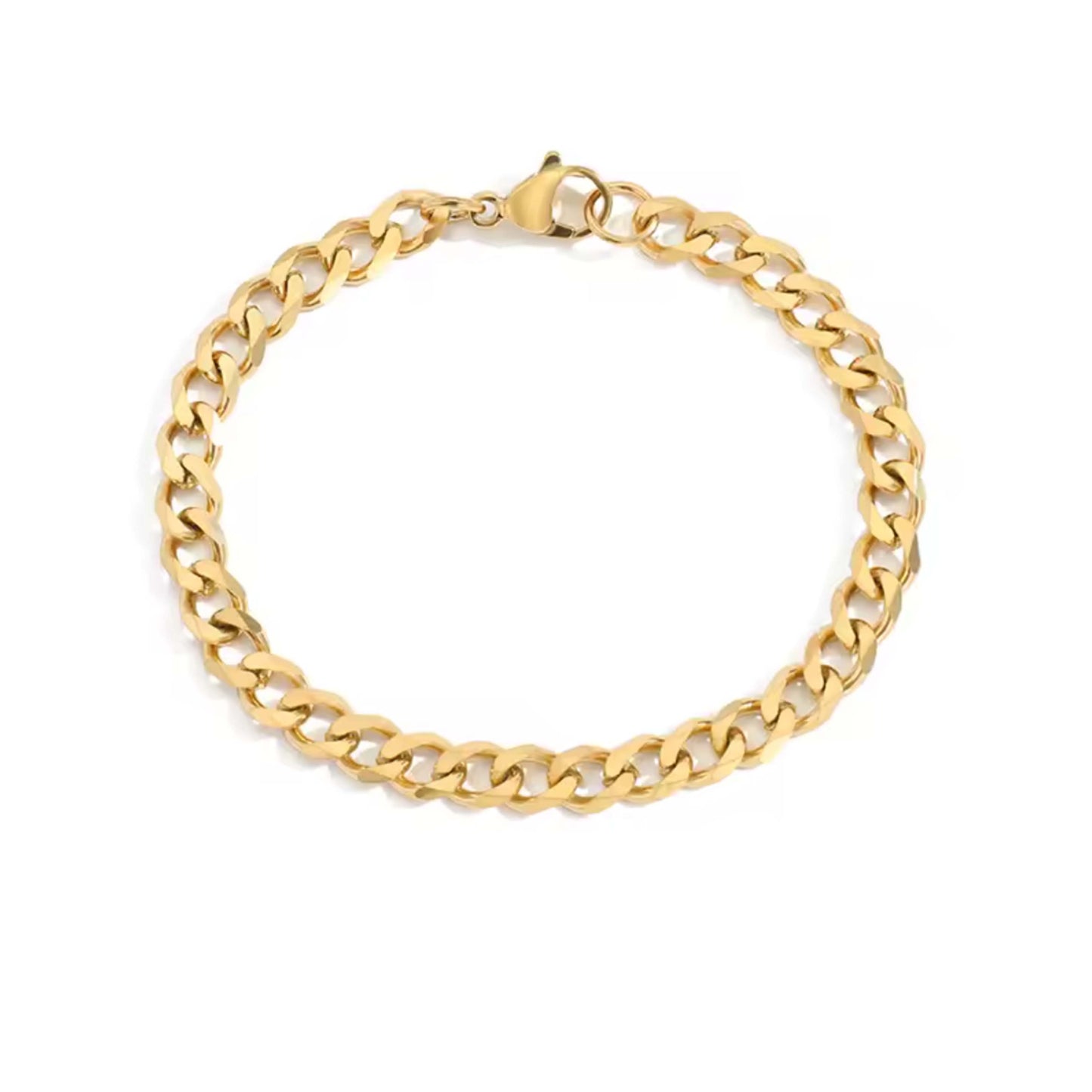 Curb Cuban Chain Bracelet
