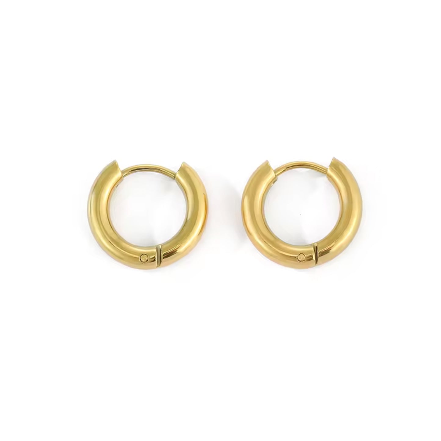 Geometric Drop Round Earrings