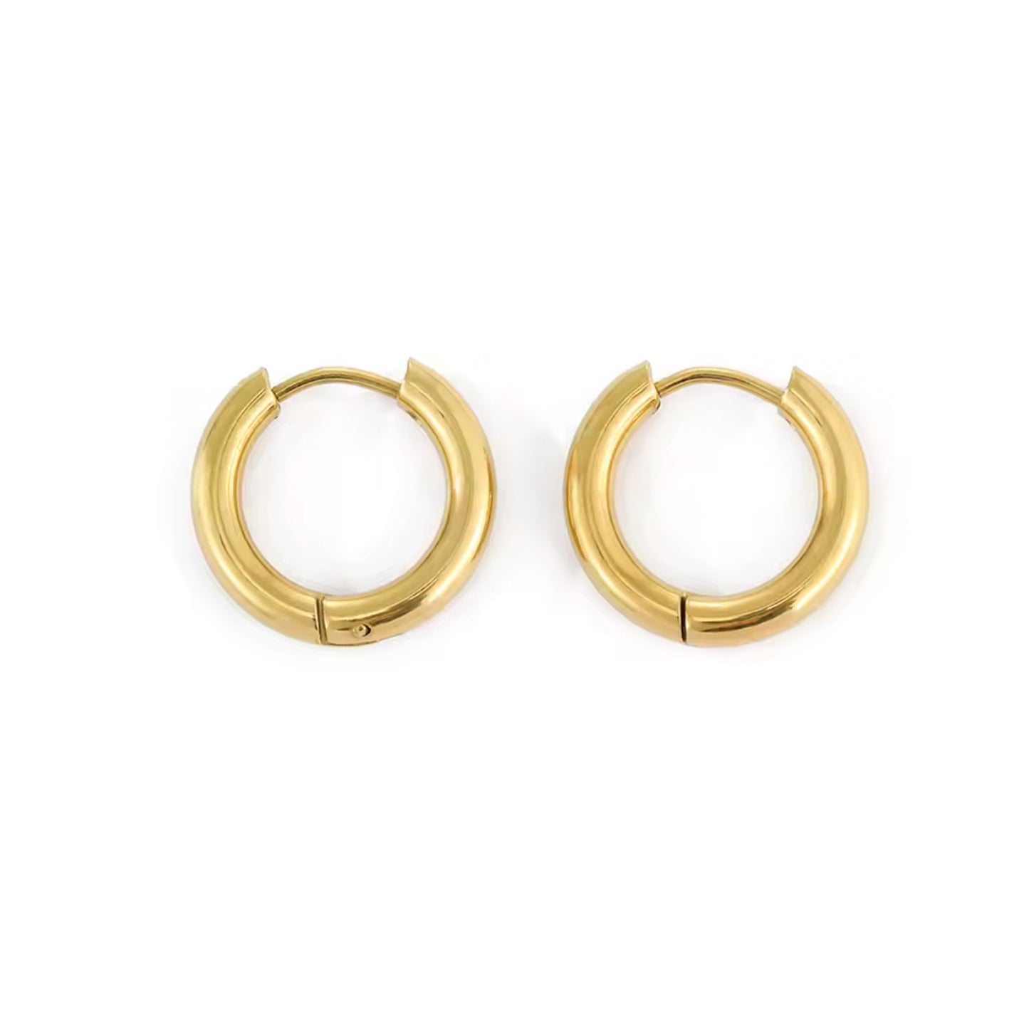 Geometric Drop Round Earrings