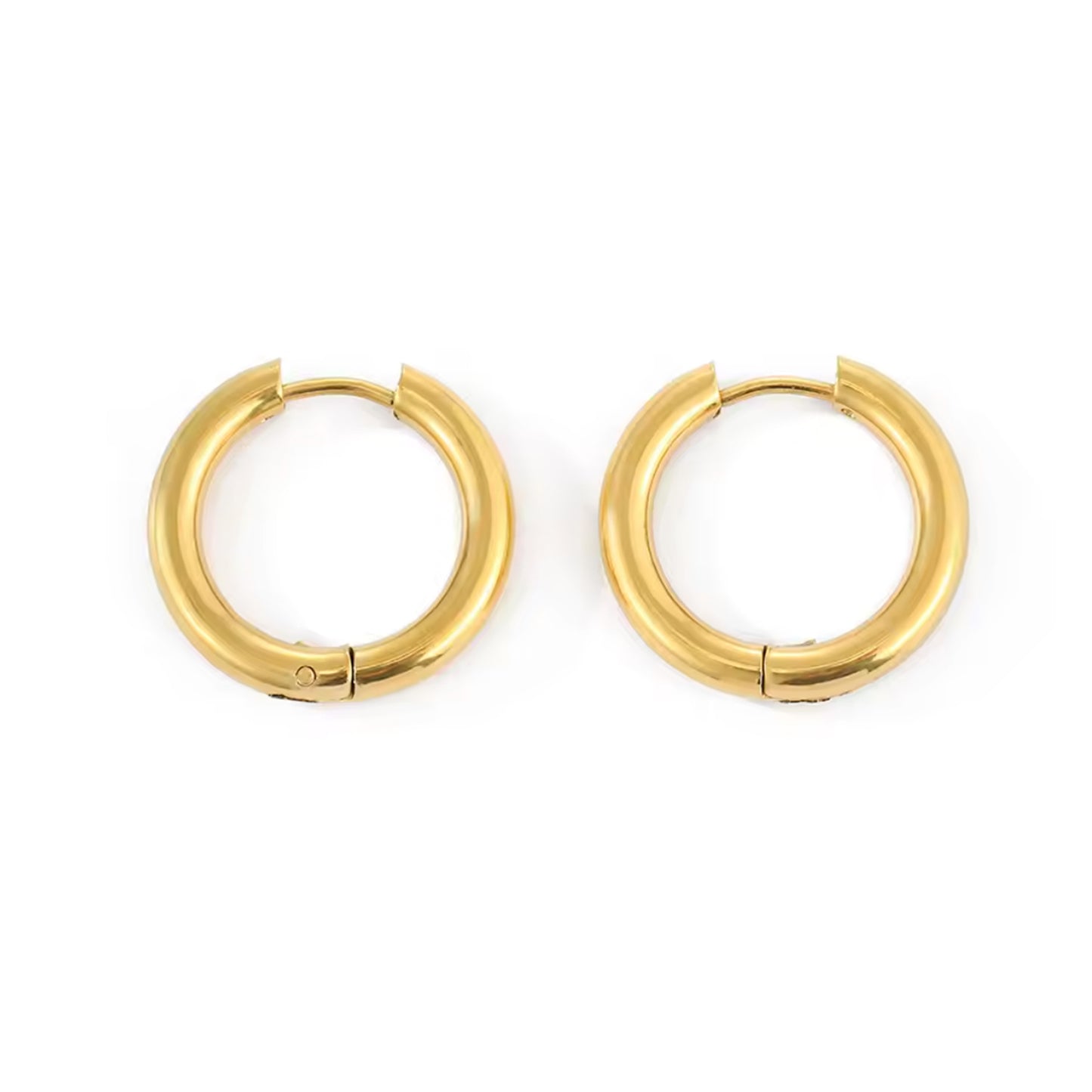 Geometric Drop Round Earrings