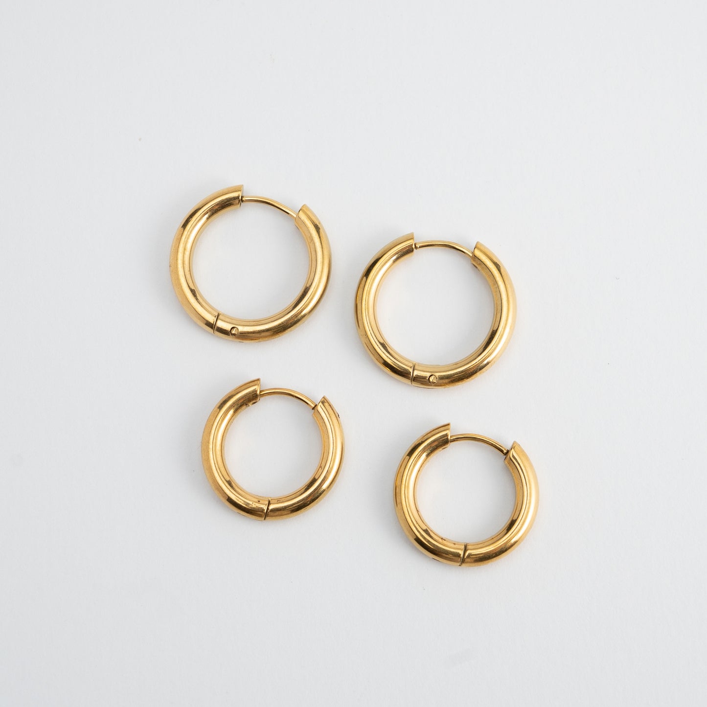 Geometric Drop Round Earrings