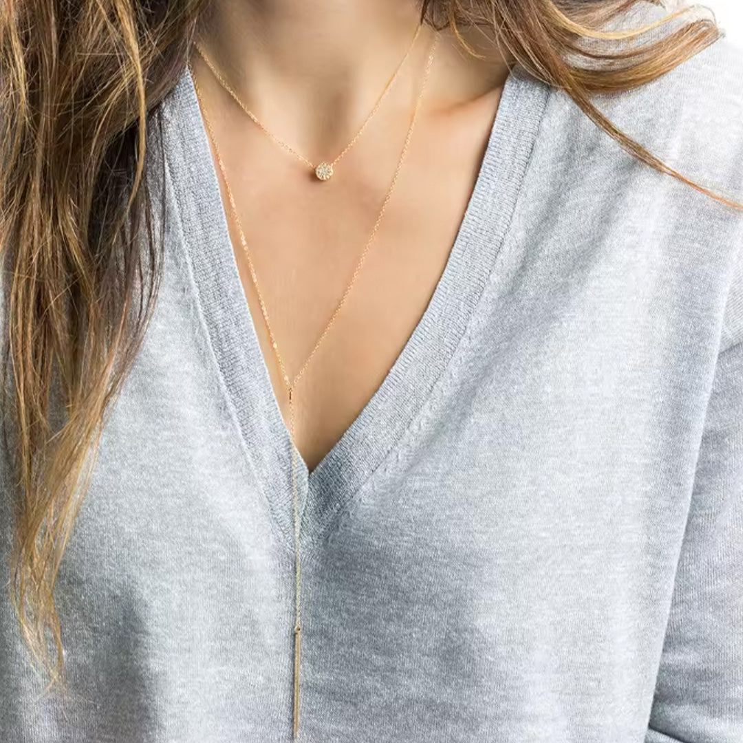 Timeless Duo Layered Pendant Necklace