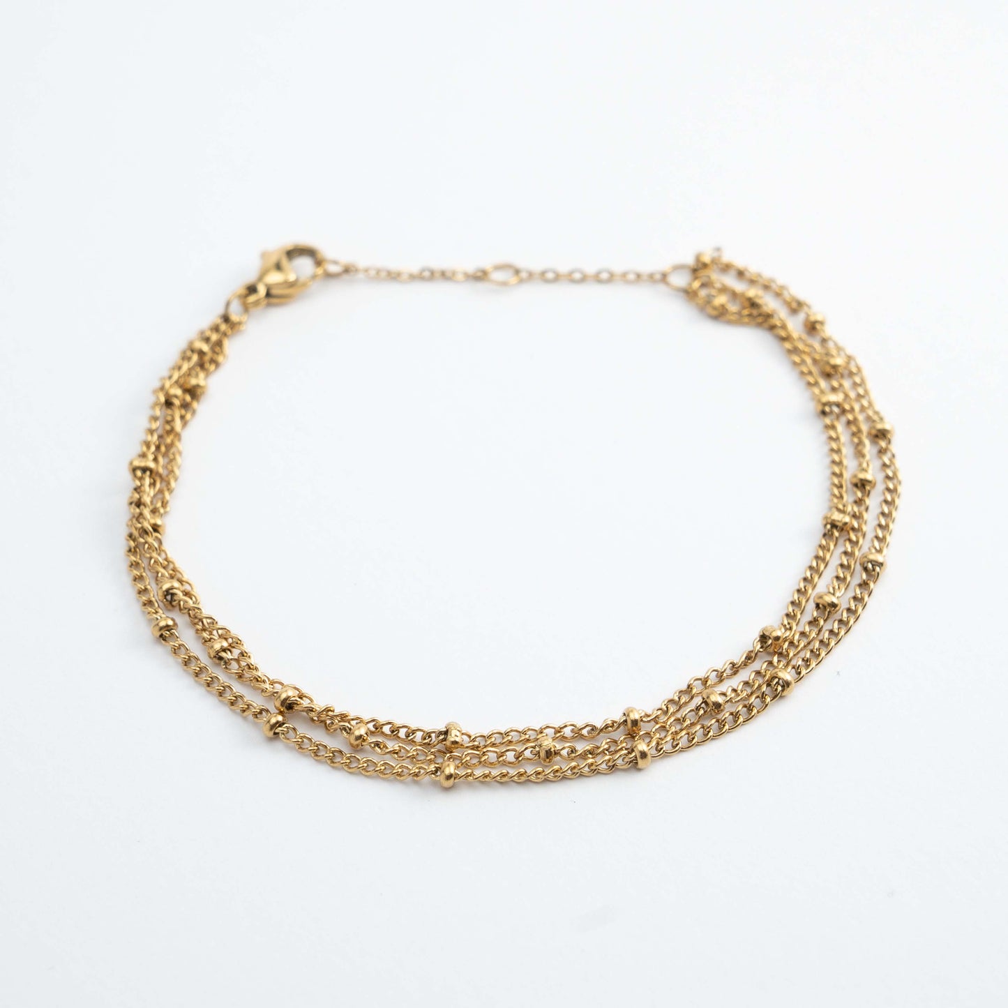 Three Layer Gold Bracelet