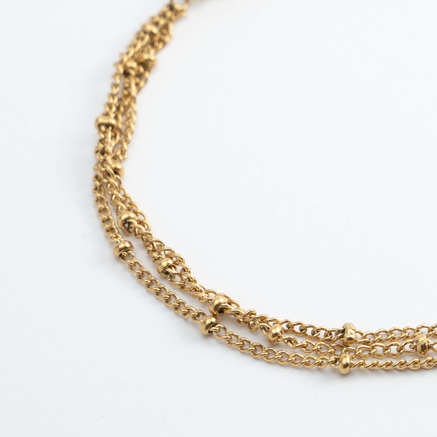 Three Layer Gold Bracelet