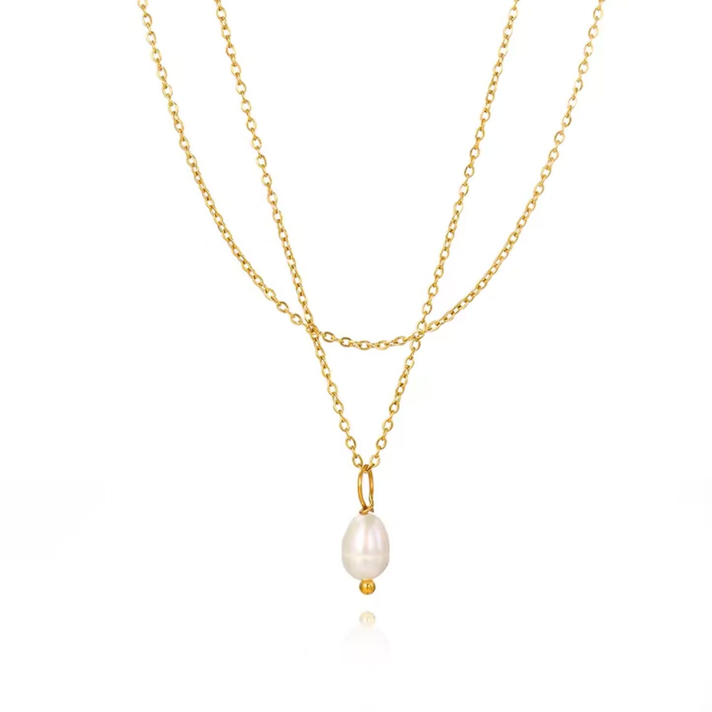Minimalist Freshwater Pearl Necklace