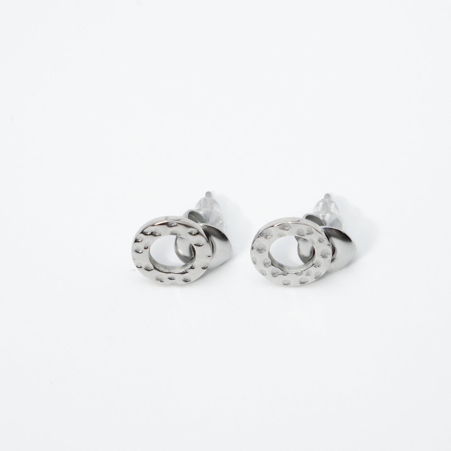 Round Stud Earrings