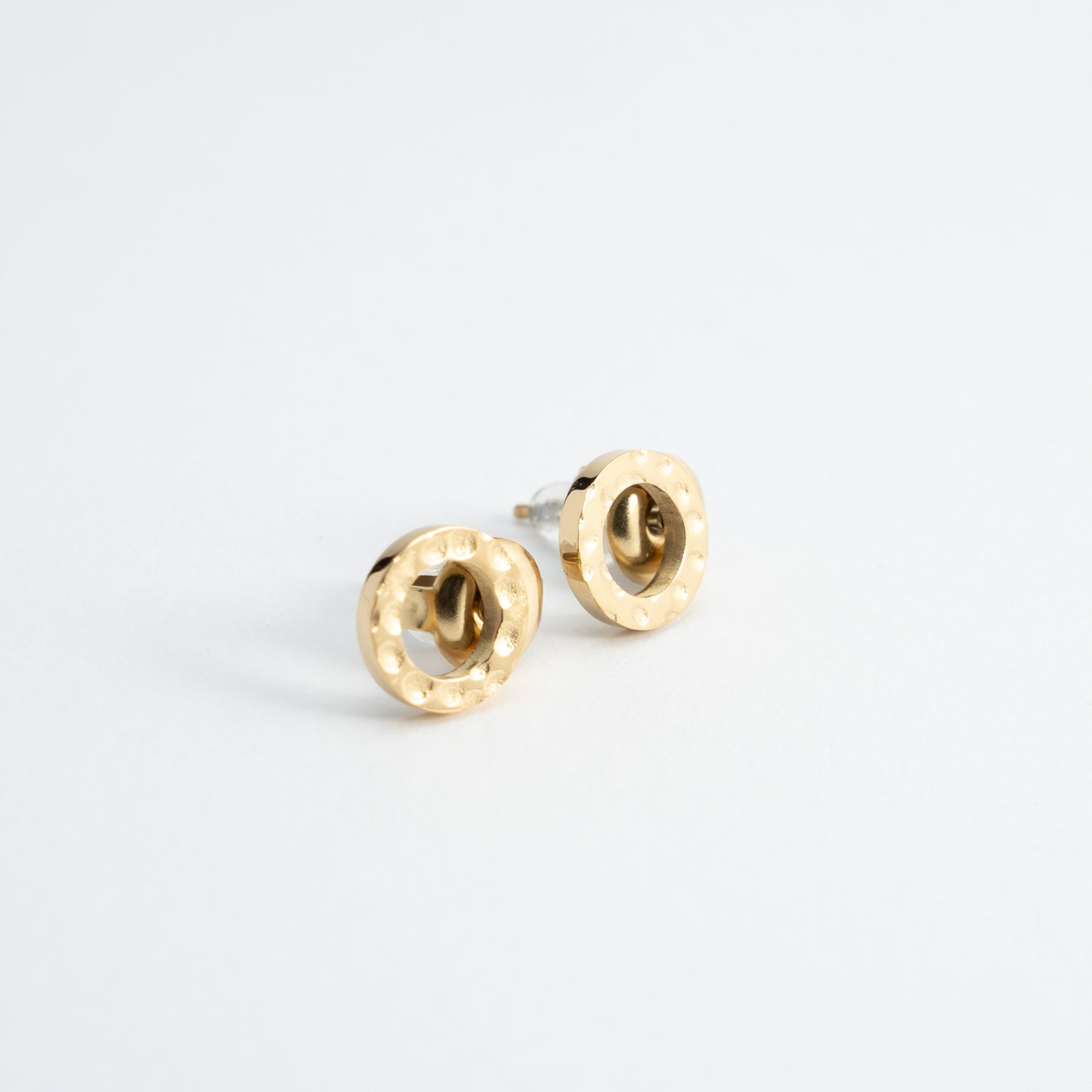 Round Stud Earrings
