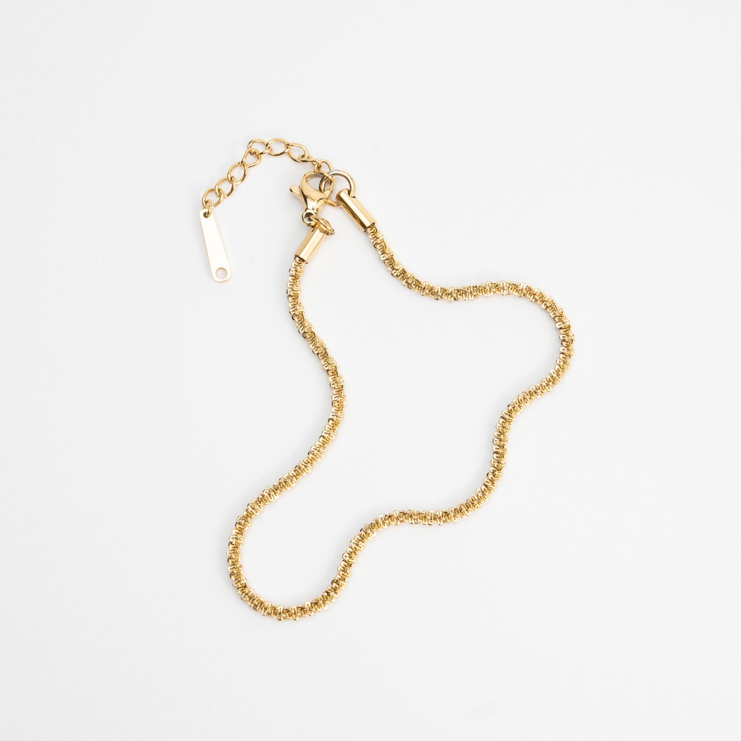 Textured Chain Anklet