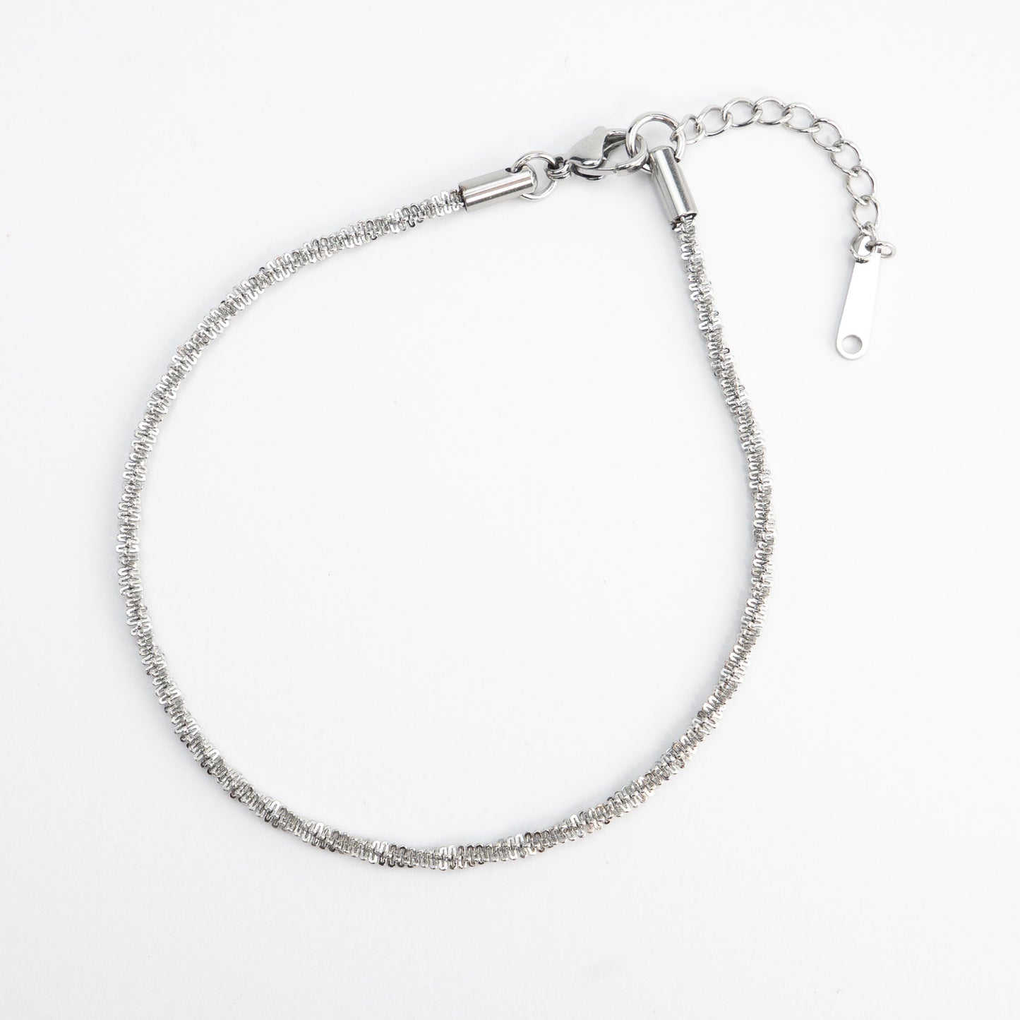 Textured Chain Anklet
