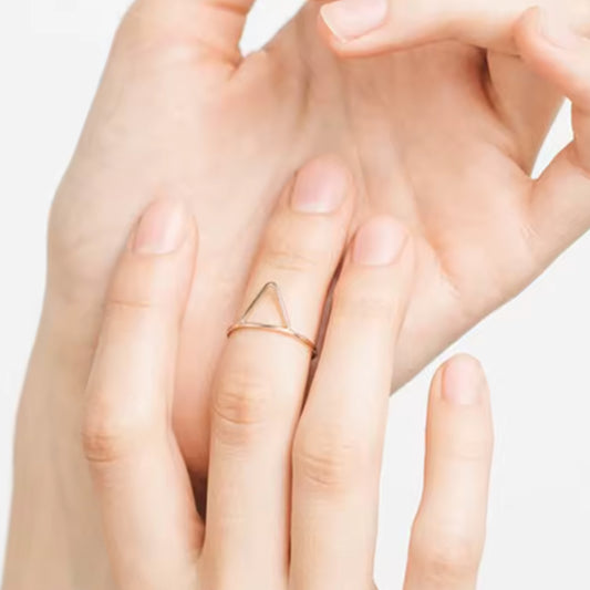 Triangle Stack Ring